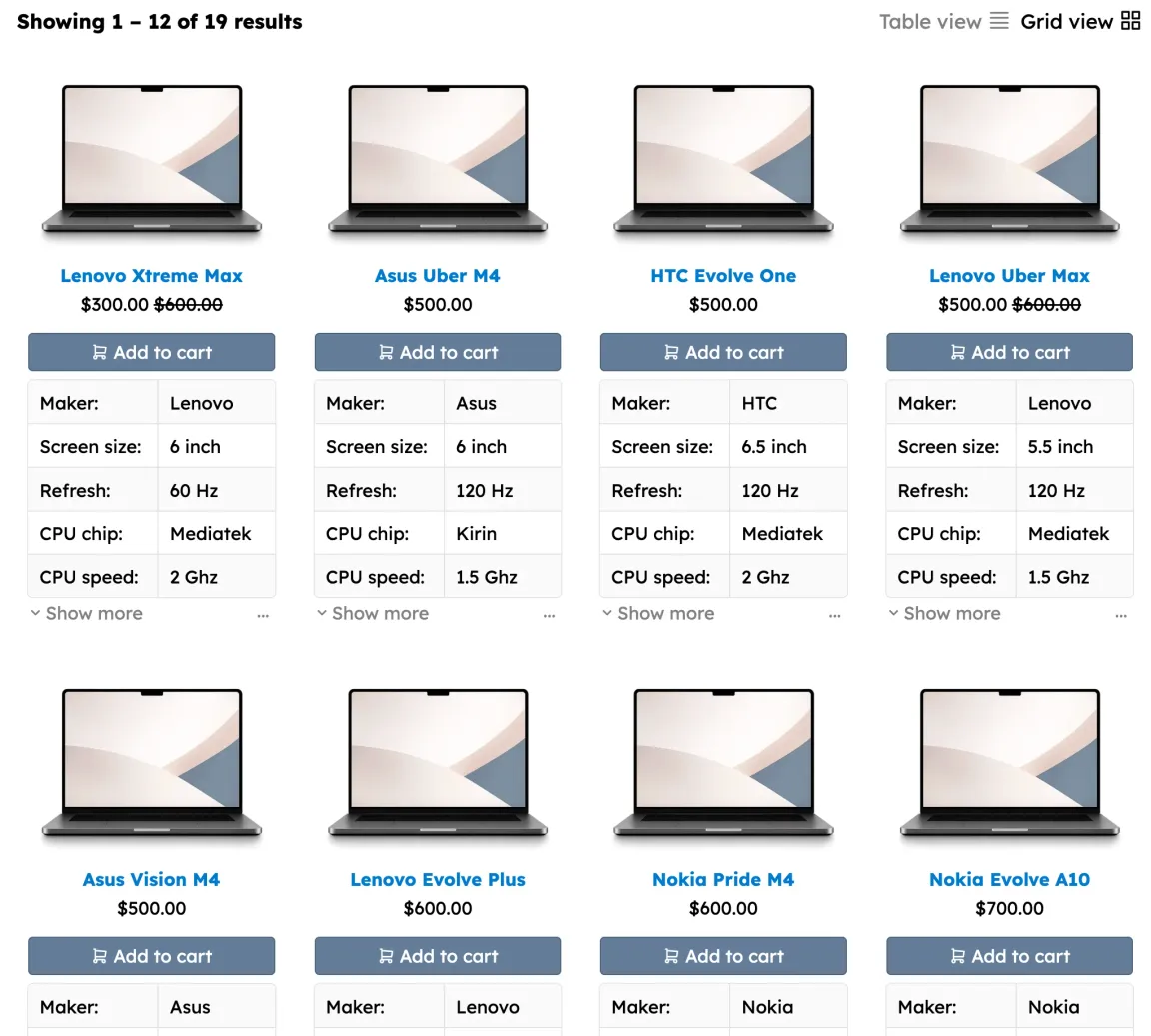 Grid view switcher 1